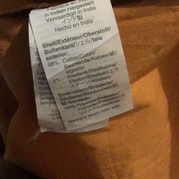 J Crew Embroidered Eyelet Top sz L - Picture 7 of 11